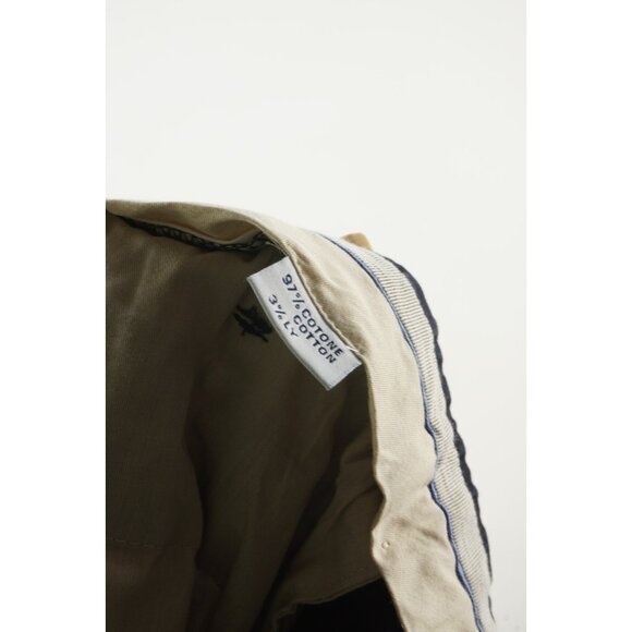 Valentini Mens US 42 x 31 Navy Blue Twill Stretch Cotton Flat Front Trouser Pant - Picture 8 of 11